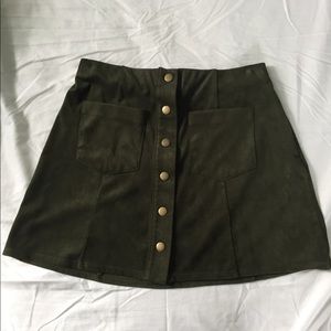 Forever 21 button down skirt